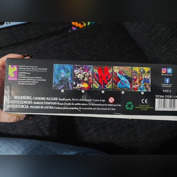 New Disney Villains puzzle set (missing Maleficent puzzle) set of 4 puzzles - Picture 2 of 8